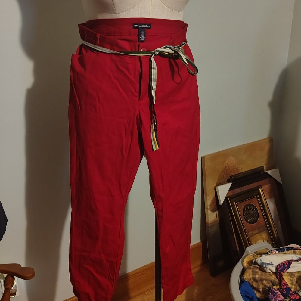 Firehouse Red crop pants